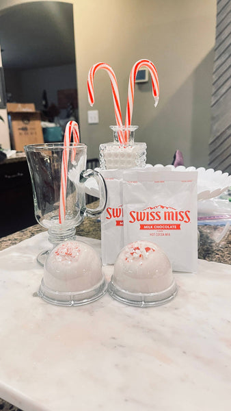 Hot Drink Bombs Made With Cotton Candy: Caramel Apple