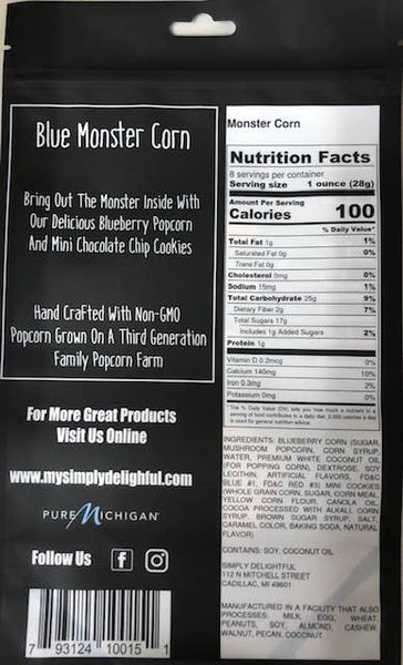 Blue Monster Popcorn 8 oz