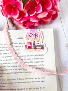 Cafe Magnetic Bookmark