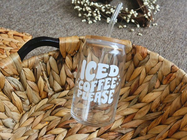 Beer Can Coffee Glass | Iced Coffee Glass