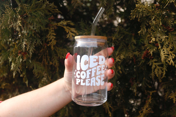 Beer Can Coffee Glass | Iced Coffee Glass