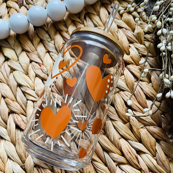 Boho Beer Can Glass