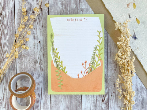 A6 Letter Notepad | Floral To-Do List